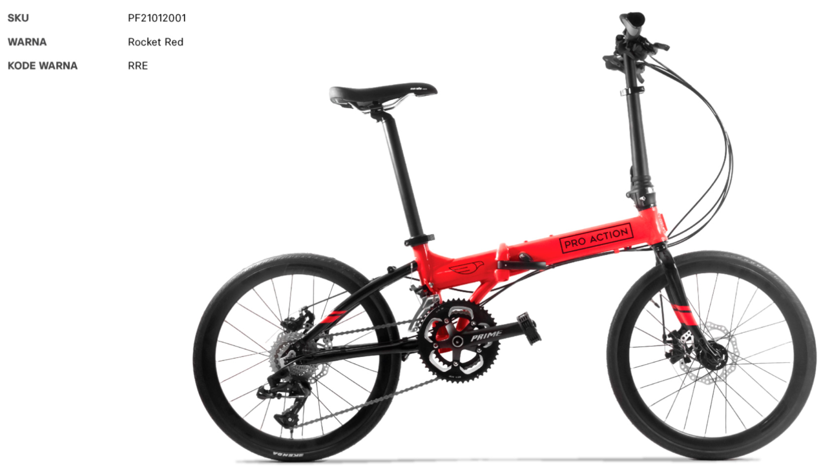 pro action folding bike