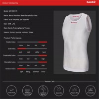 Santic Cycling Base LayerCycling Top Jersey Breathable Summer Men Clearance MN15011W Base Layer