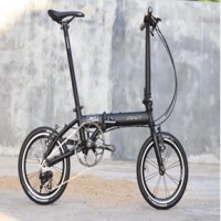 MintPapts Folding Bike T3-Monochromatic 16 inch 9 Speed