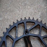 Crank Attack Gray 49T crank fixed gear Attack Gray