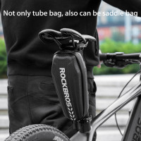 ROCKBROS Large Hard Shell Front Frame Tube Bike Bag Rainproof MTB Road Folding Saddle Bag Multifunctional Sepeda Lipat MTB Roadbike