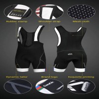 Celana BIB Santic Santic Arok Grey Men Padded Cycling Bib Shorts