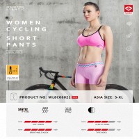 Santic Women Cycling Underwear Pro Coolmax 4D Padded Shockproof SANTIC R-FEEL Bicycle Bike Shorts WL8C06021 Celana Dalam Wanita
