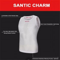 Santic Cycling Base LayerCycling Top Jersey Breathable Summer Men Clearance MN15011W Base Layer